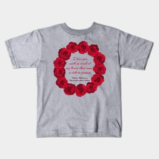 I Love You - Red Roses Kids T-Shirt